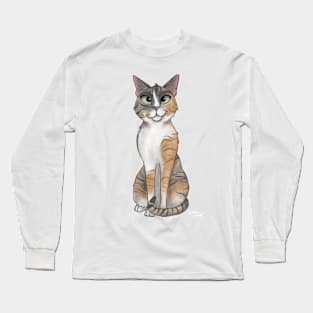 Skeptical Kitty Long Sleeve T-Shirt